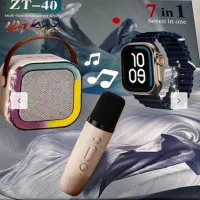 پک ساعت هوشمند مدلZT-40به همراه میکروفون واسپیکر