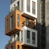 زعفرانیه/۲۴۰متر/ساختمان برند/۳مستر/طبقه اخر