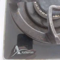 گاز رو میزی شیشه ای همراه با فر، برند اخوان