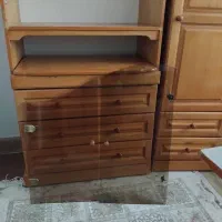 سرویس خواب نوجوان چوب راش|تخت و سرویس خواب|دامغان, |دیوار