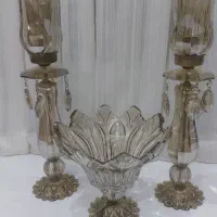 ست شمعدان ومیوه خوری|صنایع دستی و سایر لوازم تزئینی|تهران, شمیران‌نو|دیوار