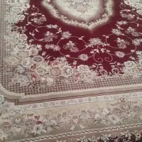 فرش12متری رنگ زرشکی