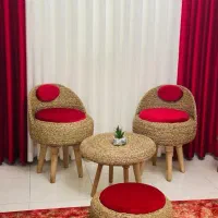 میزو صندلی حصیری ظرفیت تخفیف جشنواره فقط 10تا|مبلمان خانگی و میز عسلی|کهک, |دیوار