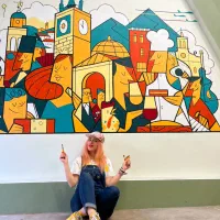 آموزش نقاشی دیواری