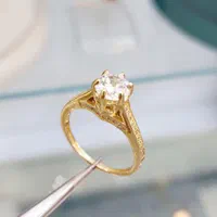 انگشتر طلا روسی