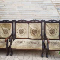 مبلمان کلاسیک چوب گردو