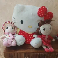 ۳ عروسک زیبا ۱۰۰ تومان