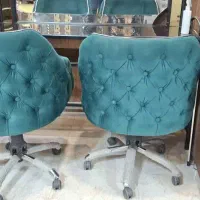 صندلی کوپ و شینیون و تابوره(صندلی استاد کار) مخمل