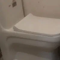 توالت فرنگی ایساتیس نو/ روشویی کابین دار و معمولی