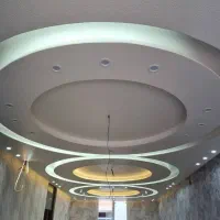 اجرای سقف و دیوار کاذب (کناف تایل پی وی سی)|خدمات پیشه و مهارت|نجف‌آباد, باغ ملی|دیوار