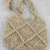 کیف زنانه دست بافت رافیا