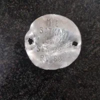 پلاک نقره ای