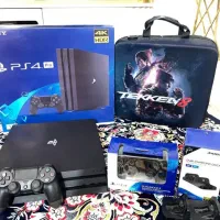 PS4 PRO0 دو دسته یک ترابایت 4k