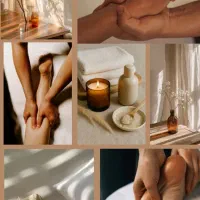 ماساژ درمان (بادکش. سنگ داغ)