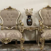 مبل کلاسیک تمام چوب|مبلمان خانگی و میز عسلی|ماهدشت, |دیوار