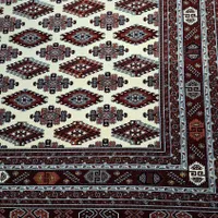 فرش کاشانی طرح جدید ترکمن