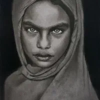 سفارش طراحی چهره سیاه قلم