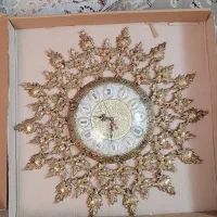 ساعت دیواری جنس برنج