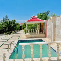 باغ ویلا مسکونی شیک ۶۰۰ دوخواب ۱۰۰ متر بنا تک برگ