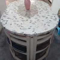 میز غذا خوری ۶ نفره قیمت ۸ میلیون تومان|میز و صندلی غذاخوری|سلطانیه, |دیوار