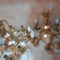 دو عدد لوستر برنز در حد نو به فروش میرسد