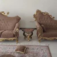 مبلمان ۷ نفره ومیز کنار مبل استیل۶۰ میلیون|مبلمان خانگی و میز عسلی|کرج, فاز ۱ مهرشهر|دیوار
