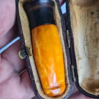 چوب سیگار کهربا عتیقه آلمانی|کلکسیون اشیاء عتیقه|تهران, سردارجنگل|دیوار