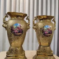 گلدان گلدون کاپ شیرینی خوری سرمه ای ۳دختر