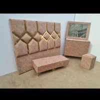 تخت دو نفره عروس گلد|تخت و سرویس خواب|کاشان, باغ ماجد|دیوار