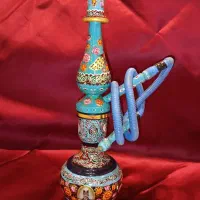 قلیان دکوری اصفهان ناصرالدین شاهی قلم استاد|صنایع دستی و سایر لوازم تزئینی|تبریز, |دیوار