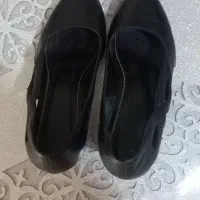 کفش چرم مشکی