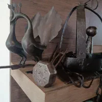 فولاد آنتیک عتیقه زندیه کلکسیون انگشتر علامت سردم|کلکسیون اشیاء عتیقه|اصفهان, نقش جهان|دیوار