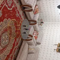 مبلمان 7نفره  بامیز عسلی