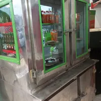 یخچال استیل ۴درب تمیز موتورسرحال درحال کار