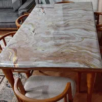 میز نهارخوری 6نفره|میز و صندلی غذاخوری|رشت, کوی مهر|دیوار