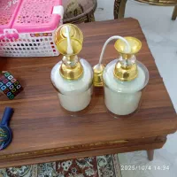 لوستر و دیوار کوب با دو تا آویز اتاق خواب|لوستر و چراغ آویز|تربت‌حیدریه, آبشار|دیوار