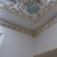 پتینه ورق طلا رنگ امیزی گچبری|خدمات پیشه و مهارت|اهواز, شهرک حفاری|دیوار