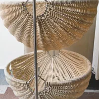 ظرف نگهدارنده حصیری برای داخل آشپزخانه