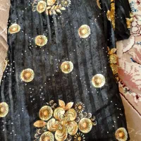 پارچه مخمل نگین دار ۳مترقیمت خارجی لطفاً خریدار