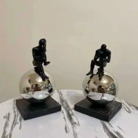 مجسمه دکوری مکعب و گوی جفتی|مجسمه، تندیس، ماکت|تهران, شوش (باغ آذری)|دیوار