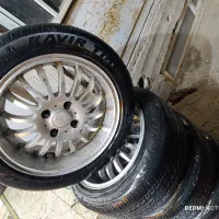 رینگ اسپرت پژو پارس سمند با لاستیک|قطعات یدکی و لوازم جانبی|شهرضا, |دیوار