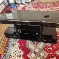 میز شیشه ای نونو  ال ای دی ال سی دی