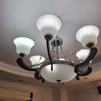 لوستر روشن|لوستر و چراغ آویز|رشت, چمارسرا|دیوار