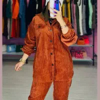 ست شومیز و شلوار مخمل کبریتی قیمت قبل