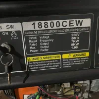 موتور برق ۸۵۰۰ وات تک فاز مدل seven 18800 cew