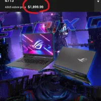 لپتاپ گیمینگ inch 17.3  Rog g17 360hz|رایانه همراه|تهران, صادقیه|دیوار
