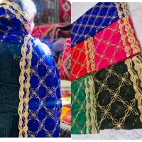 شال مجلسی حریر هندی|لباس|اصفهان, ارغوانیه|دیوار