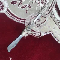 چاقوبادسته استخوان کنده کاری شده|کلکسیون اشیاء عتیقه|قزوین, |دیوار