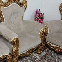 مبل سلطنتی طلائی ۹نفره