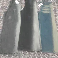 شلوار لی شافل بگ و دمپا